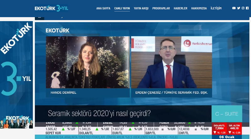 ÇENESİZ, SERAMİK SEKTÖRÜNÜ TANITTI
