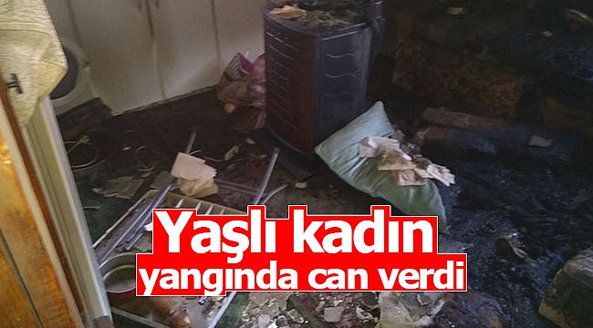 95'LİK NİNE YANGINDA CAN VERDİ