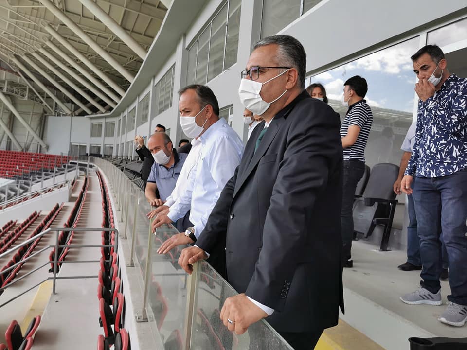 YENİ SEZON ÖNCESİ STADI KONTROL ETTİLER