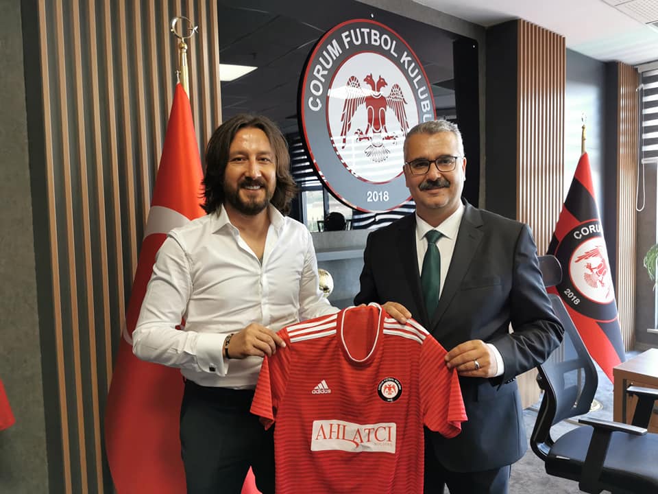 ÇORUM FK KULÜBÜ BAŞKANI ÖZCAN’I ZİYARET ETTİLER