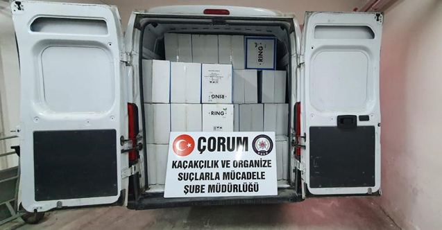 SAHTE SİGARA ELE GEÇİRİLDİ