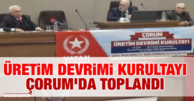 PERİNÇEK, ÇORUM'DAYDI