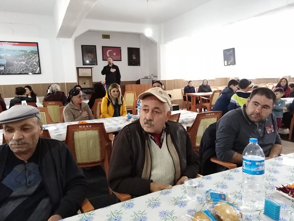 ŞAHİN İÇİN YIL YEMEĞİ VERİLDİ 