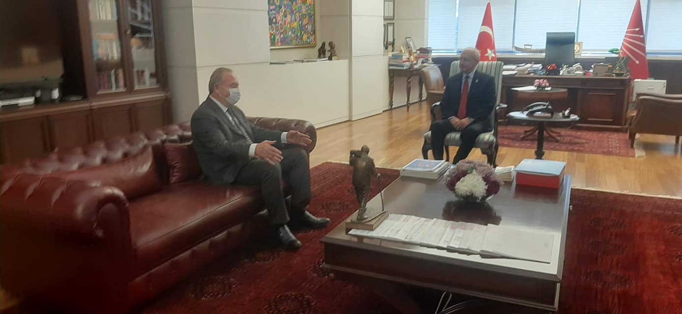 ŞAHİNER, KEMAL KILIÇDAROĞLU İLE GÖRÜŞTÜ