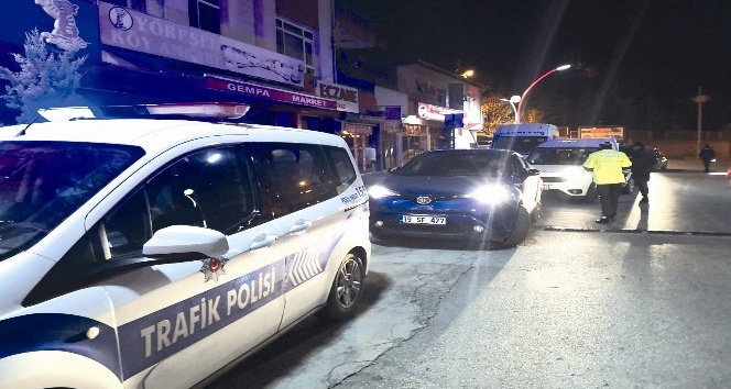 Sungurlu'da asayiş uygulaması