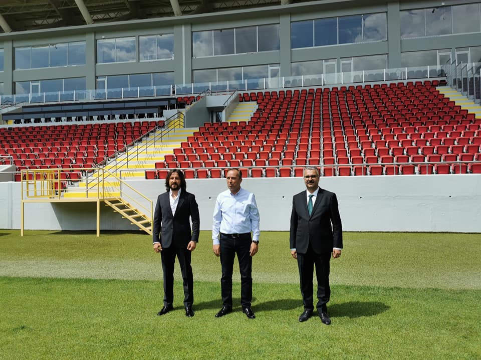 YENİ SEZON ÖNCESİ STADI KONTROL ETTİLER