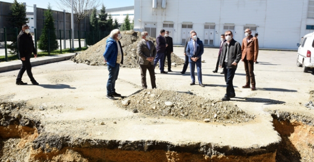 TERMİNAL YAKININA İTFAİYE MÜFREZESİ